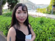 Amateur mature girl with tattoos fucks a man in Tokyo - MUST SEE cock sucking creampie finish 4/16