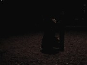 Training my slut wife in public park, blowjob and sucking dildo 5/16