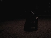 Training my slut wife in public park, blowjob and sucking dildo