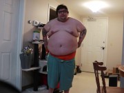 FAT MAN in a A Big Ol' Hoodie