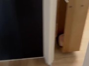 I get sucked off while my girlfriend is cleaning 1/16