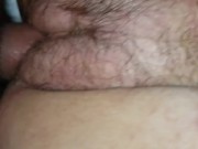 Pussy fuck missionary style.  Made her squirt then i cum on her pussy. 5/16