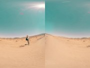 Gorgeous skinny blonde picked up in the desert and fucked in the RV in virtual reality 1/16