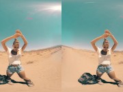 Gorgeous skinny blonde picked up in the desert and fucked in the RV in virtual reality 3/16