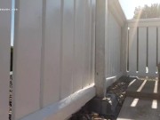 Verunsichert auf der Dachterasse getrieben & erwischt…hihihii… 10/16