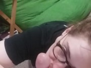 Heather Kane sucks off Student on Her First Day As Substitute Teacher! 13/16