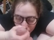 Heather Kane sucks off Student on Her First Day As Substitute Teacher! 16/16