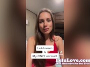 Penetration closeups fucked & fucking back, cheating cock rate, JOI masturbation, yoga leggings cameltoe & more - Lelu Love 11/16