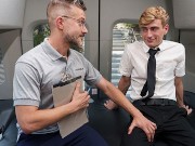 Missionary Boys - Cute 18 Year Old Mormon Gets Too Comfy With Rescuer In His Van And Makes Him Cum