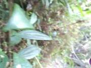 I knew this hottie in the woods and I fucked her in the bushes! Kylei Ellish and Wllian Vegas 12/16