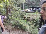 I knew this hottie in the woods and I fucked her in the bushes! Kylei Ellish and Wllian Vegas 5/16