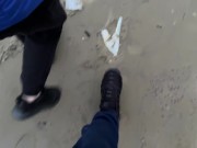 Outdoor Fun Walking And Fast Handjob In Car Big Cock Cum ! Soft Hands 2/16