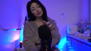 ASMR WET CREAMY SOUNDS 😛 LOTION ON CONDOM MIC 💦🧴 PUMPING, HEAD MASSAGE