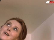VIP SEX VAULT - Sexy Redhead Linda Sweet Is So Horny That She Fucks On The Floor 7/16