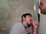 SUPER GLORY HOLE  - LEO BULGARI WITH XISCO - A M A Z I N G CUM SHOTS!!! 💦