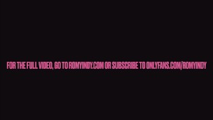 Romy Indy Sucks Your Cock And Rubs Clit Against Dick