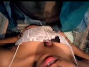 My step sister is sucking my big panis 16/16