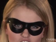 Naughty Blonde Masturbator Gina Beckman Rides A Dildo In A Dark Dungeon! 7/16