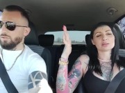 Scopata con toys e sigaretta all'aperto 10/16