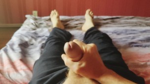 Quick cumshot.