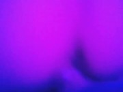 Blue light doggy style POV