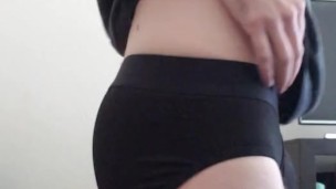 In my underwear