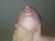 Maggie chokes on cock and loves being slapped around 16/16