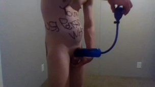 Phallus (Penis) Pump; Side View, Close-Up 2