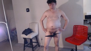 Like My Wrestler Erotic Outfit! Whoops It Fell Off & I'm Naked & Hard!