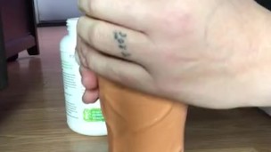 Asking my thick dildo what it’s going to do to me