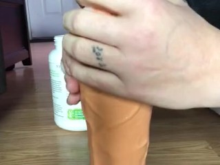 Asking my thick dildo what it’s going to do to me