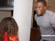 lil petite 4ft mena carlisle taking all that louie smalls bbc 7/16