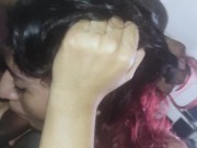 Interracial Cogiendo con una linda teen peliroja, me hace un blowjob increible 16/16