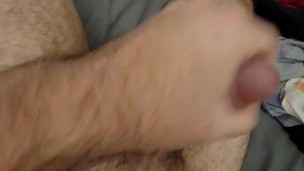 Hairy Amateur solo cum