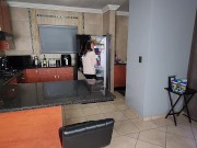 Pranking my best friend on her birthday with ass cake and piss in her face | femdom 1/16