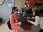 Pranking my best friend on her birthday with ass cake and piss in her face | femdom 6/16