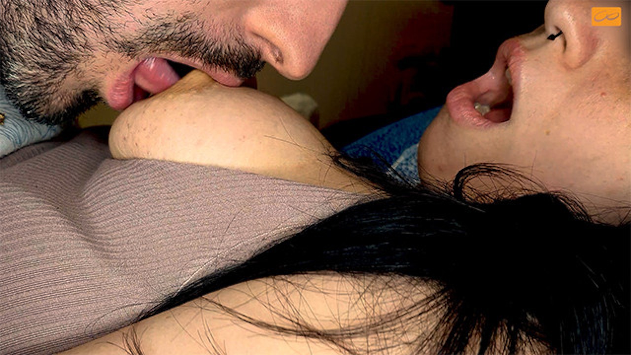 Rough boob sucking