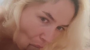 I filmed myself when I sucked his cock!