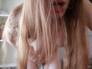 18 year old virgin masturbates her horny pussy and cums 16/16