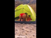 Me follo a PUTA desconocida en playa nudista de México 13/16
