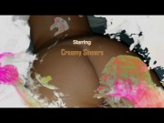 tight pussy reverse cowgirl creaming on my condom 1/16