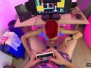 Cute girl sucks dick while I play 5/16