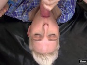 Dirty StepSister is being fucked and deepthroated with dirty facial cumshot 14/16