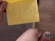 FIST4K. Red-haired belle permits boyfriend to shove fist into her peach 12/16