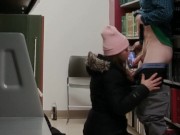 Spring Break means Heather Kane Slurping Down Cock in the Library 8/16