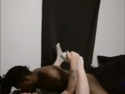 Fucking big black cock while boyfriend at work 15/16