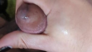 Cumming with anal beads inside me
