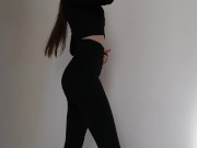 Teen girl on camera and masturbates after workout 1/16