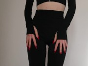 Teen girl on camera and masturbates after workout 6/16