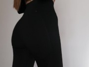 Teen girl on camera and masturbates after workout 7/16